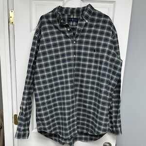 Ralph Lauren Men's Green Plaid Shirt